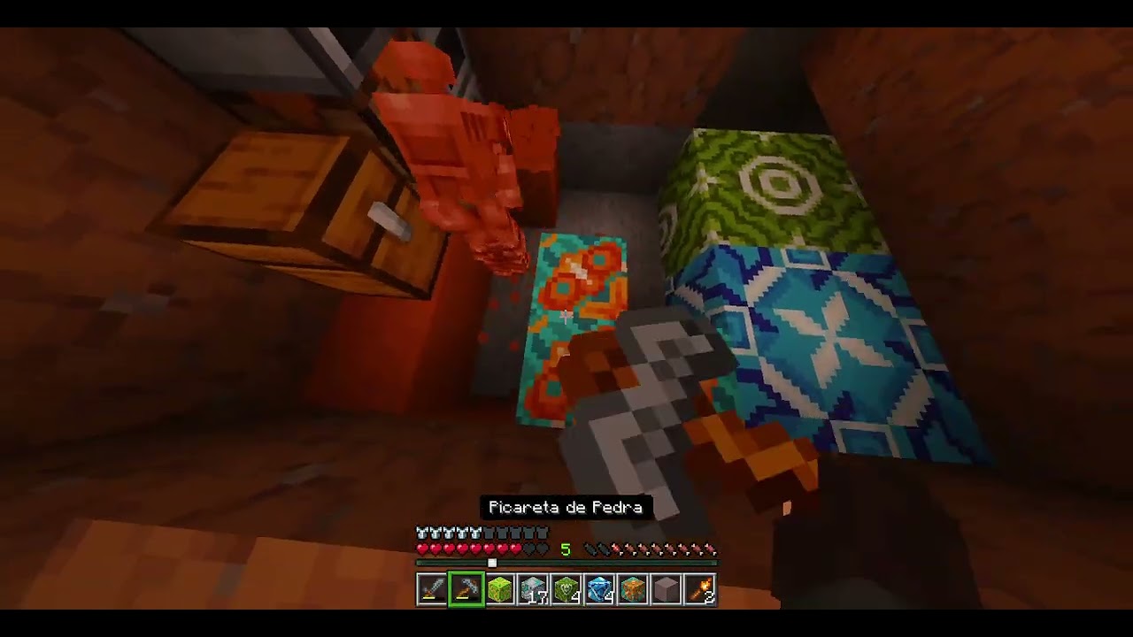 mundo de minecraft com meu amigo parte 3