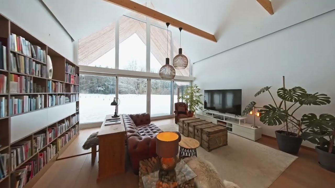 A private architectural residence surrounded by tranquility in Vilnius