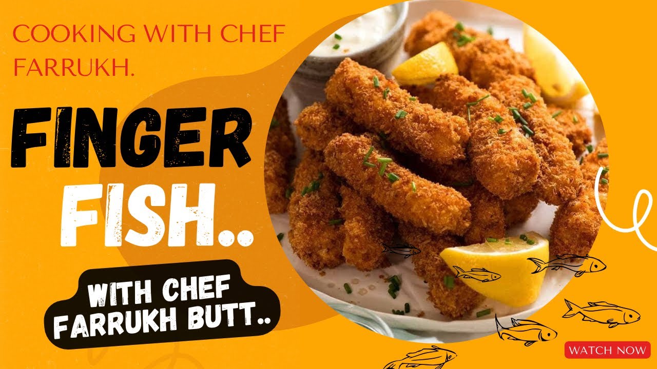 Crispy fried finger fish restaurant style🐟| Crunchy & Juicy | #cookingwithcheffarrukh 