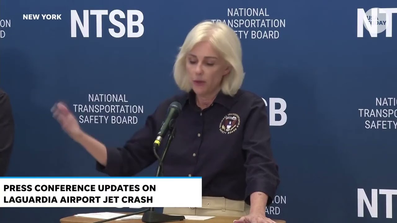 Пресс-конференция NTSB: расследование авиакатастрофы в аэропорту ЛаГуардия замедлилось из-за прио...