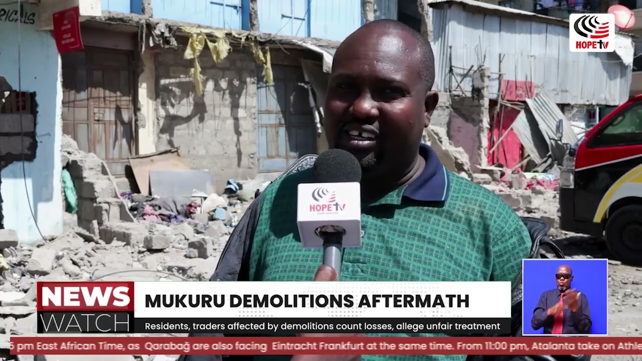 MUKURU DEMOLITIONS AFTERMATH   21st JAN