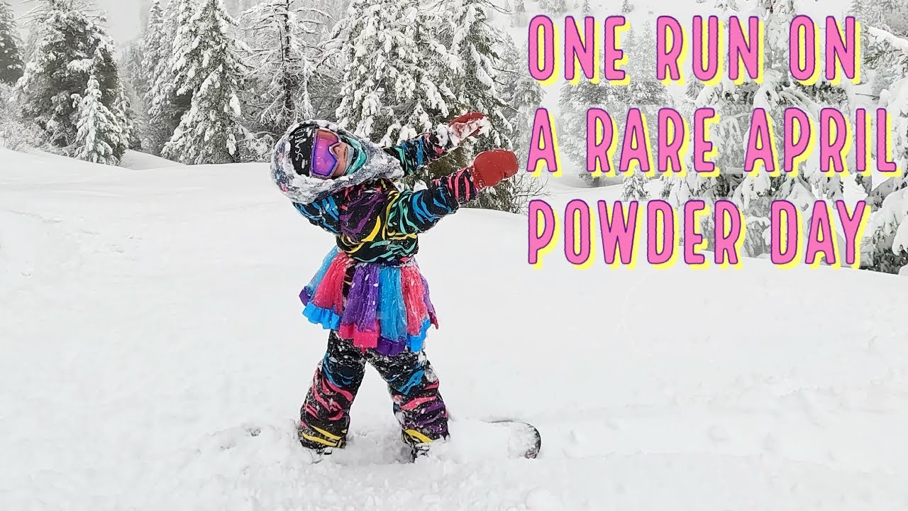 ONE RAW RUN RIDING APRIL POWDER IN IDAHO