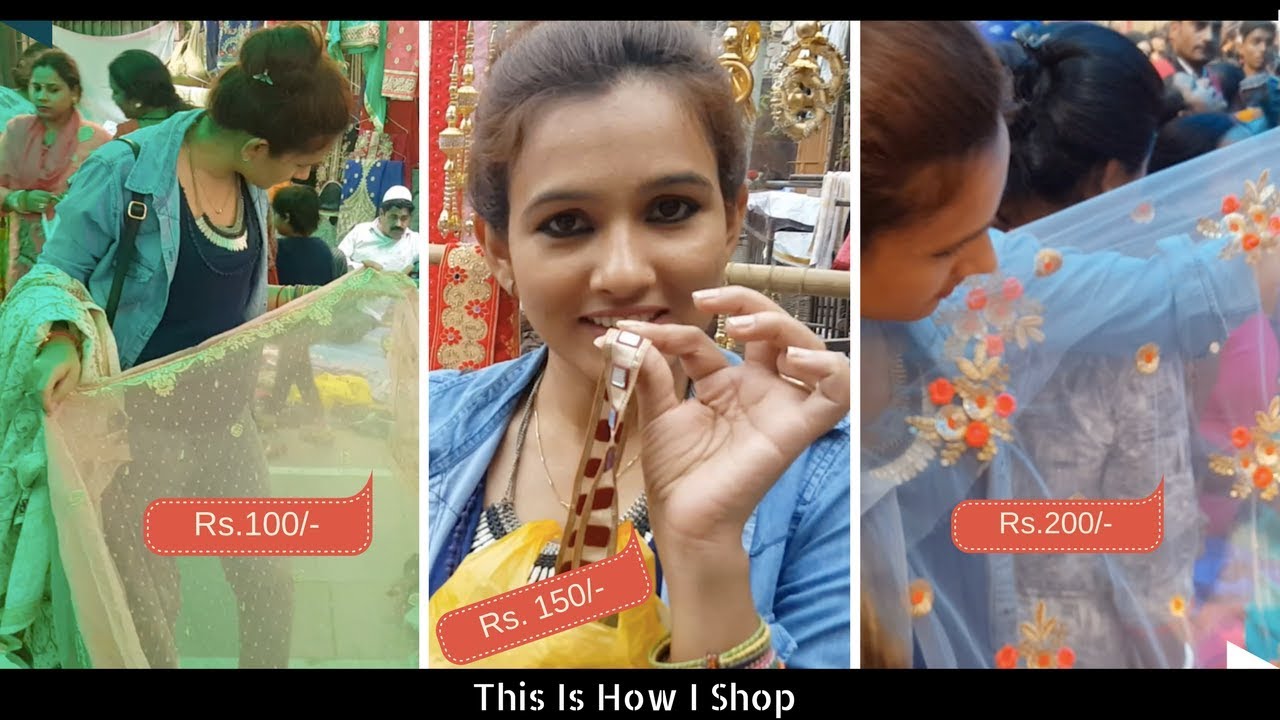 Shopping Haul | This Is How I Shop & Make Designer Saree In Less Than Rs. 500/-