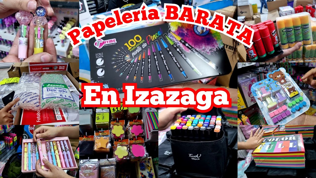 IZAZAGA 151 😱PAPELERÍA MAS GRANDE, ECONOMICA Y SURTIDA 😱 