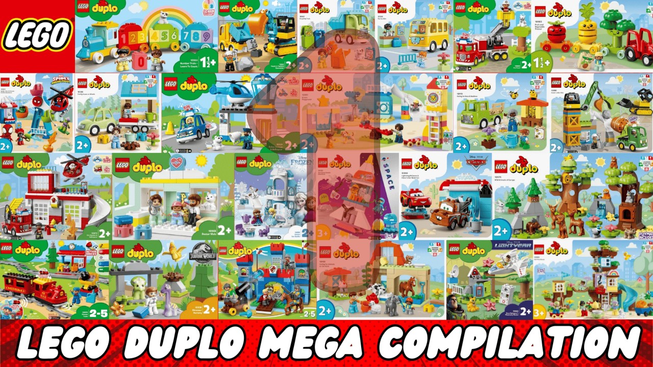 LEGO DUPLO Mega Compilation (unboxing & building)