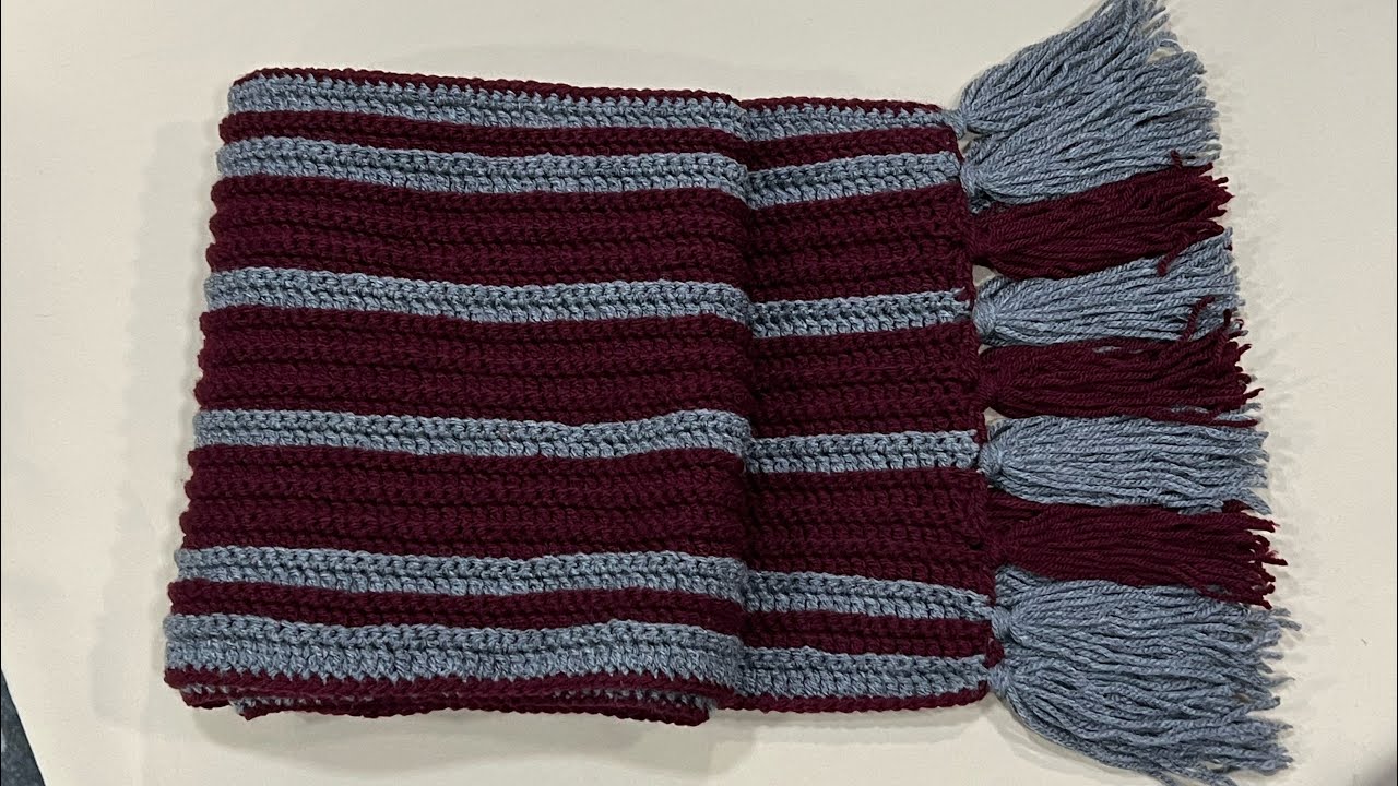 Crochet Muffler (scarf) for men