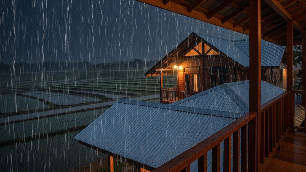 🌙 Midnight Rain Sounds for Deep Sleep, Stress Relief and Inner Calm
