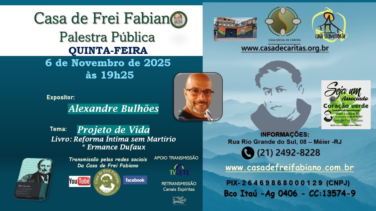 [LIVE CFF] PALESTRA PÚBLICA– Projeto de Vida – Alexandre Bulhôes–06/11/25