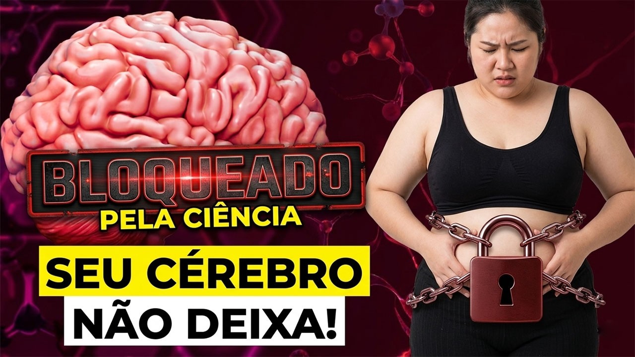 Gordura Abdominal: Por que o seu cérebro BLOQUEOU a queima (mesmo com dieta)