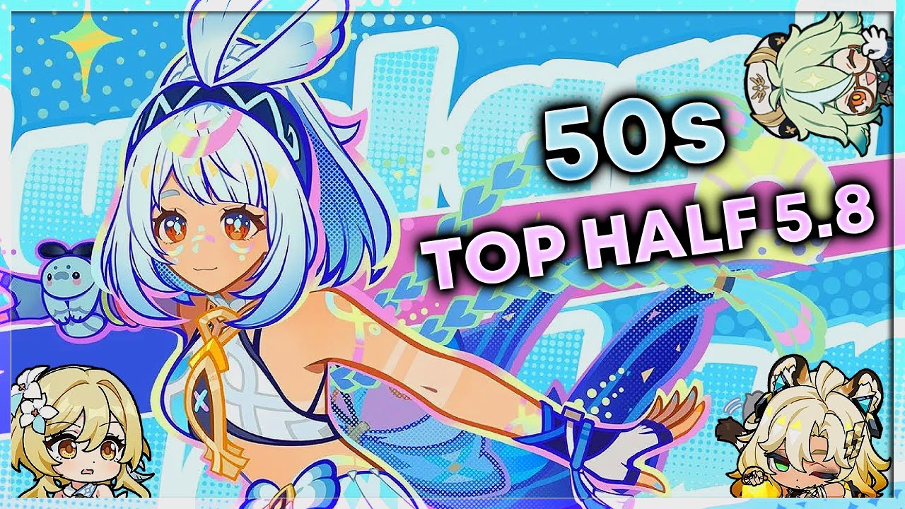 C2R1 Mualani with Pyro Traveller 50 Sec Top Half Speedrun | 5.8 Abyss (21 + 20 + 9)