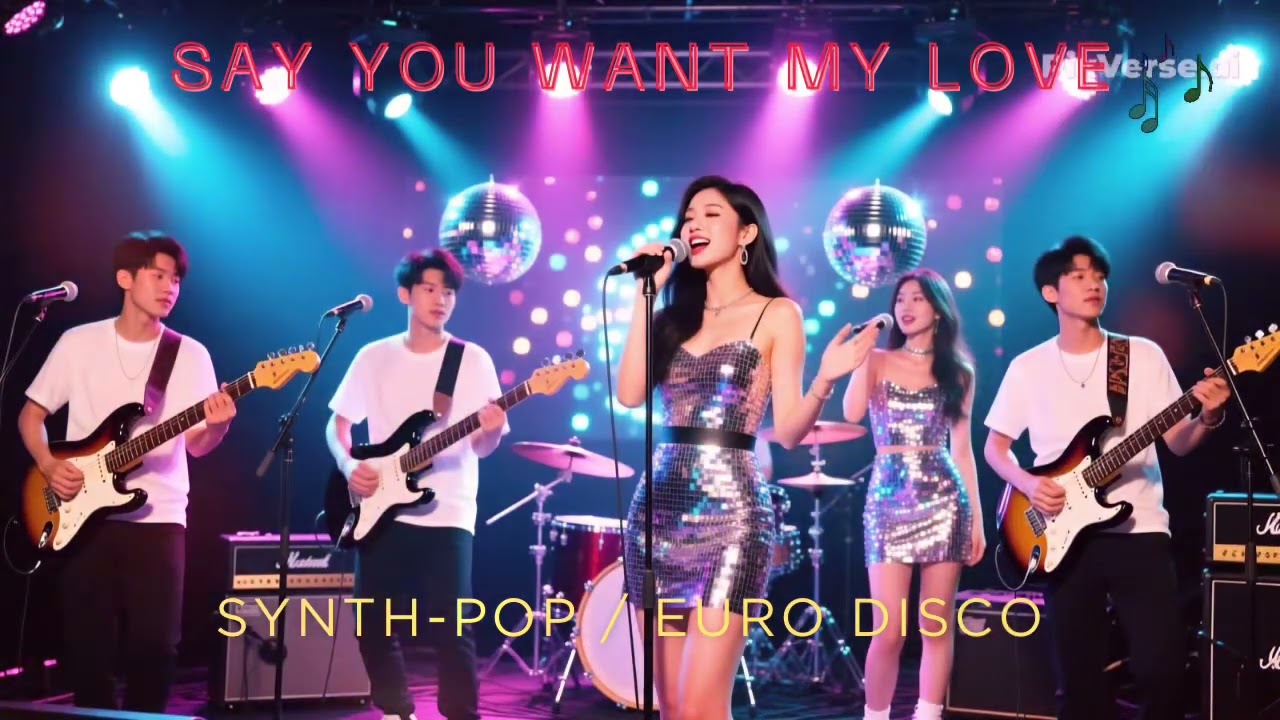 Synth-Pop / Euro Disco: SAY YOU WANT MY LOVE ( Version 1) II Good song-Nguyễn Thái Sơn ❤️🌹