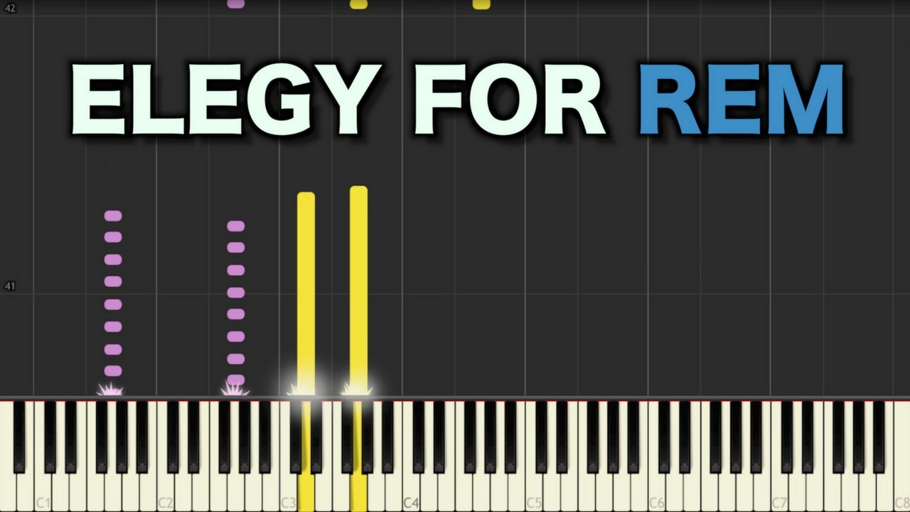 Re:Zero - Elegy for Rem (Synthesia) || TedescoCreations
