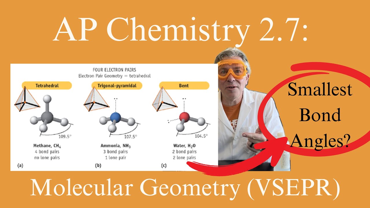 AP Chem 2.7-Молекулярная геометрия (VSEPR)