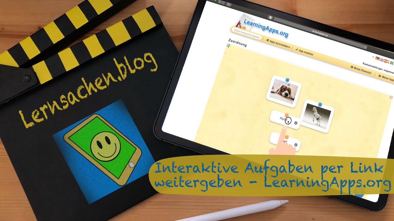 Interaktive Aufgaben per Link weitergeben - LearningApps.org