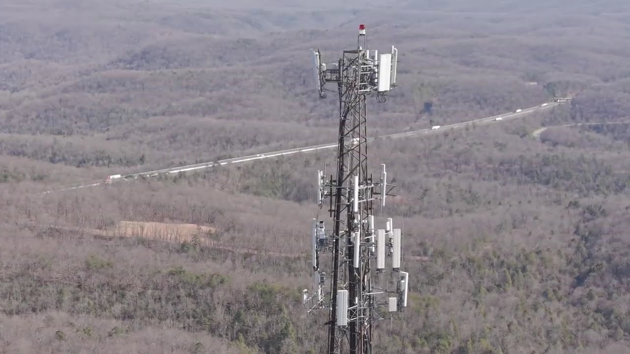Flying DJI Drone over Mountains in TN
