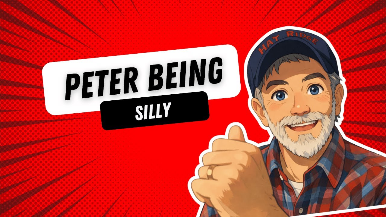 Peter being silly