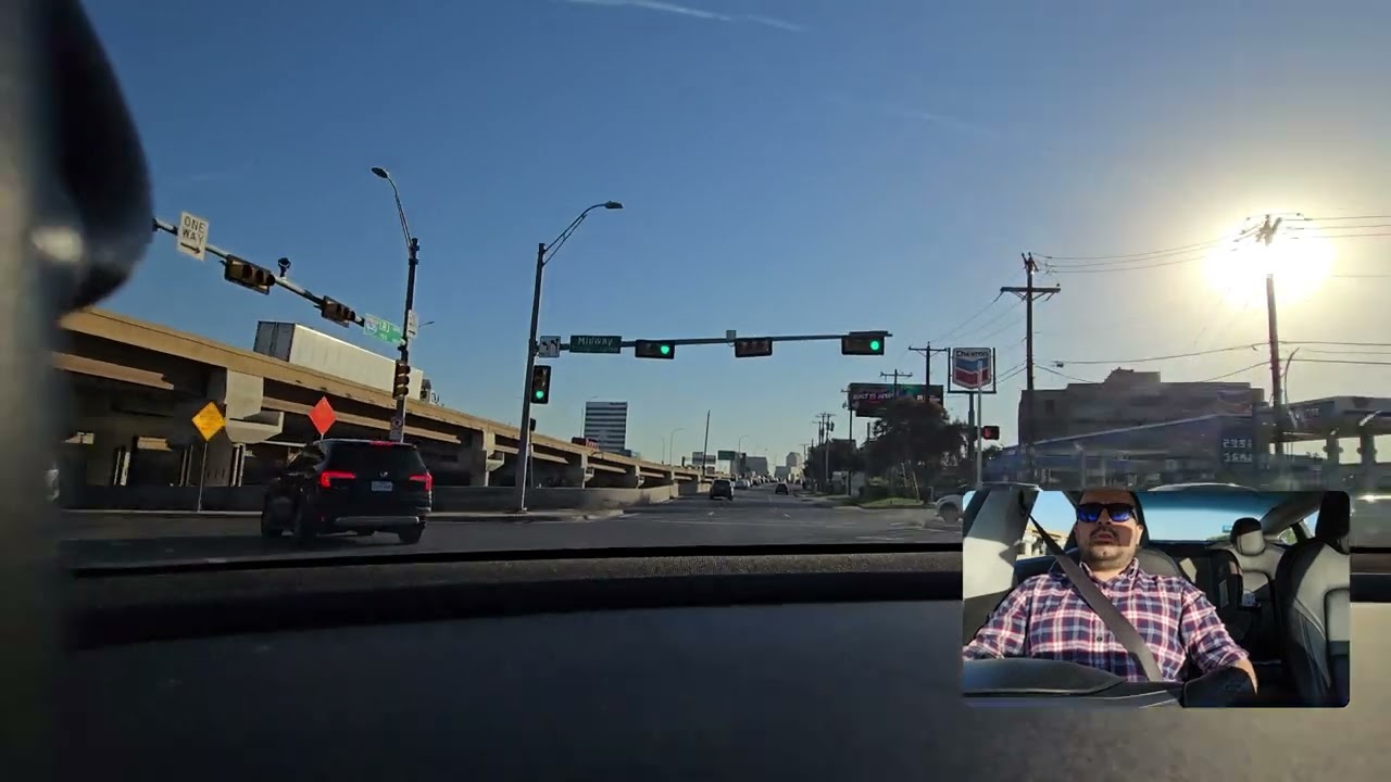 Tesla FSD 12.5.4 Drives me to work :)