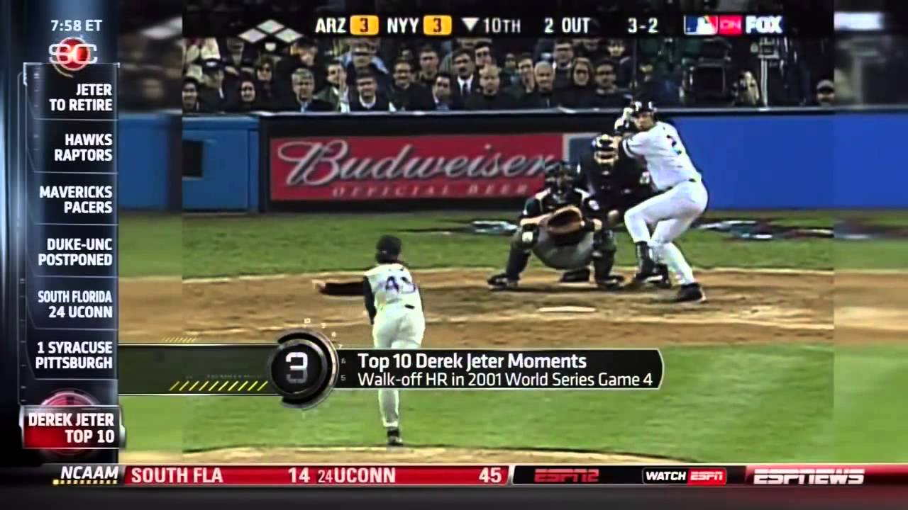 SportsCenter Top 10 Plays of Derek Jeter's Career HD 720p