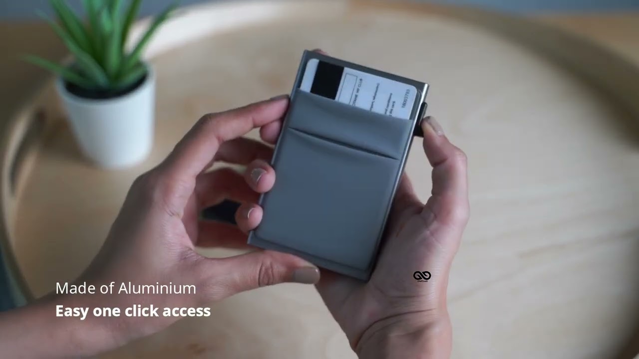 Pop up credit card holder