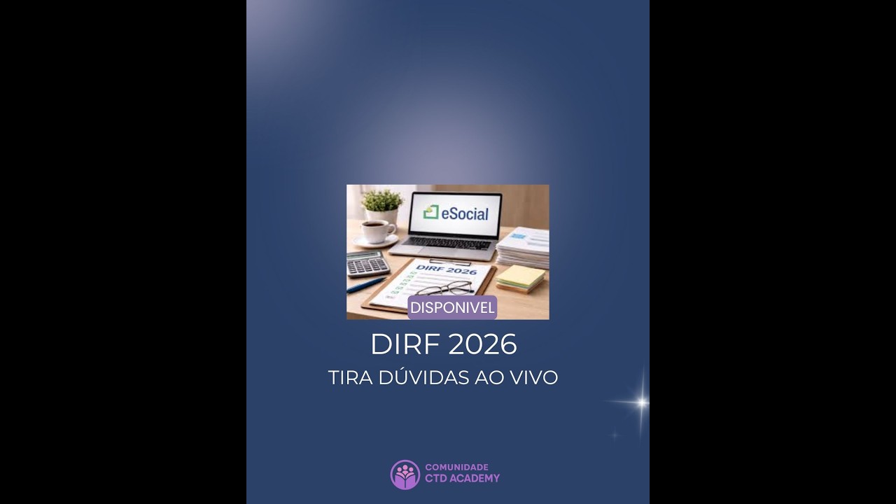 Tira dúvidas ao vivo  DIRF 2026