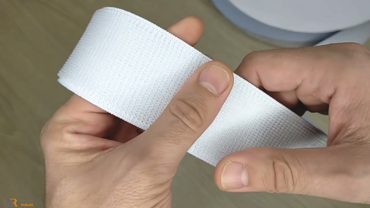 Velcro Elástico 5 cm cara suave blanco