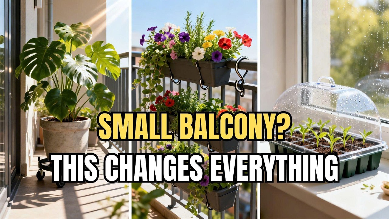10 NEW Dollar Tree Garden Finds That ACTUALLY Work 2026 | Small Space Balcony & Patio Decor Hacks