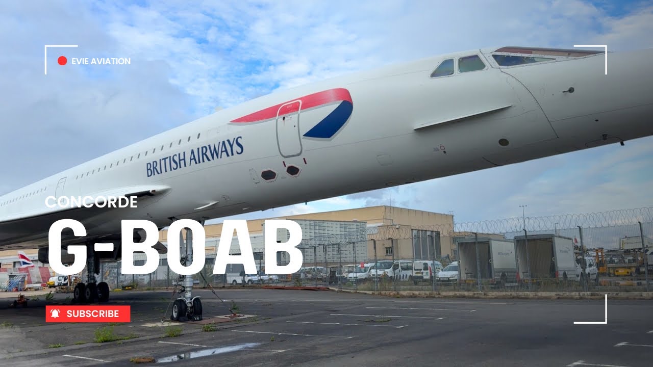 British Airways Concorde G-BOAB Heathrow Airport
