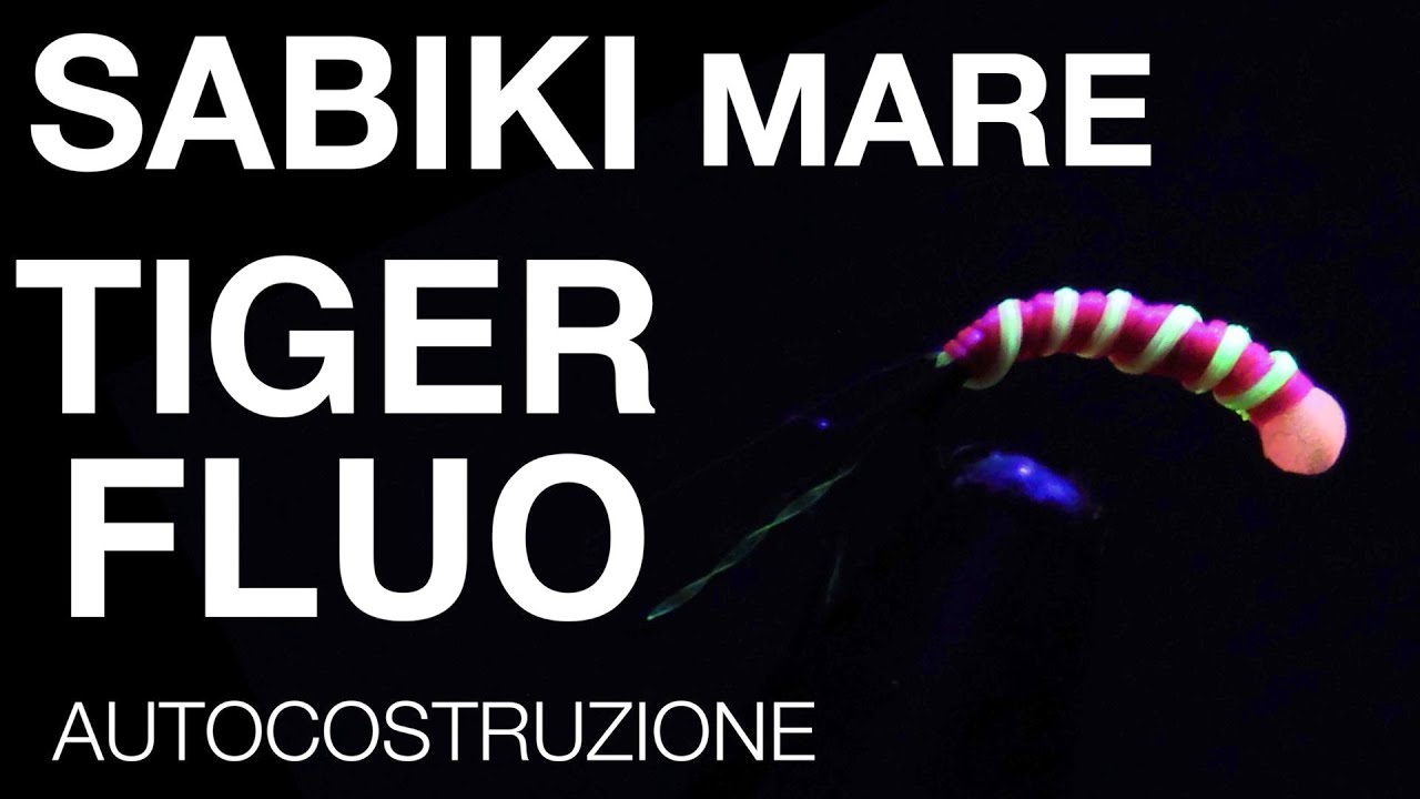 SABIKI TIGER FLUO🐝ALTISSIMA VISIBILITà🐝per SGOMBRI E SUGARELLI