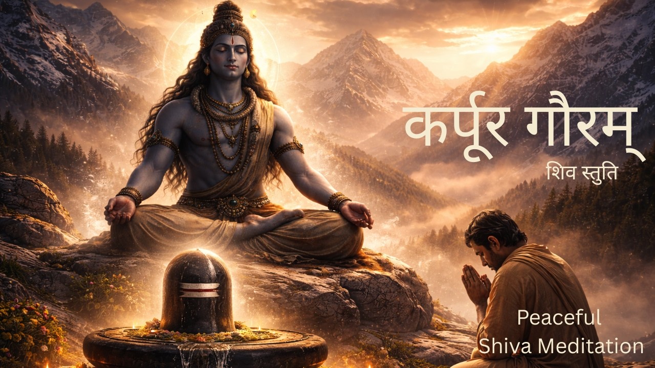 Karpura Gauram || Shiva Mantra for Peaceful Meditation & Inner Calm || MahaShivratri Special