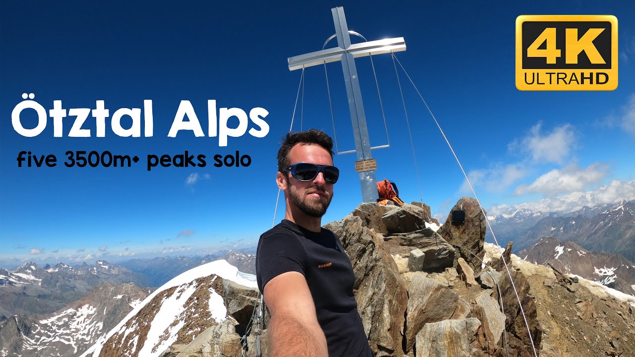 Weißkugel, Wildspitze +more Ötztal peaks solo