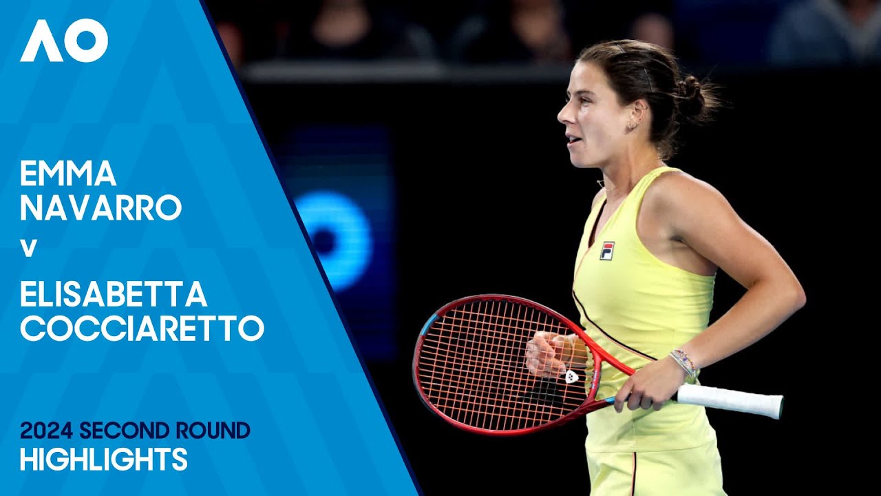 Emma Navarro v Elisabetta Cocciaretto Highlights | Australian Open 2024 Second Round