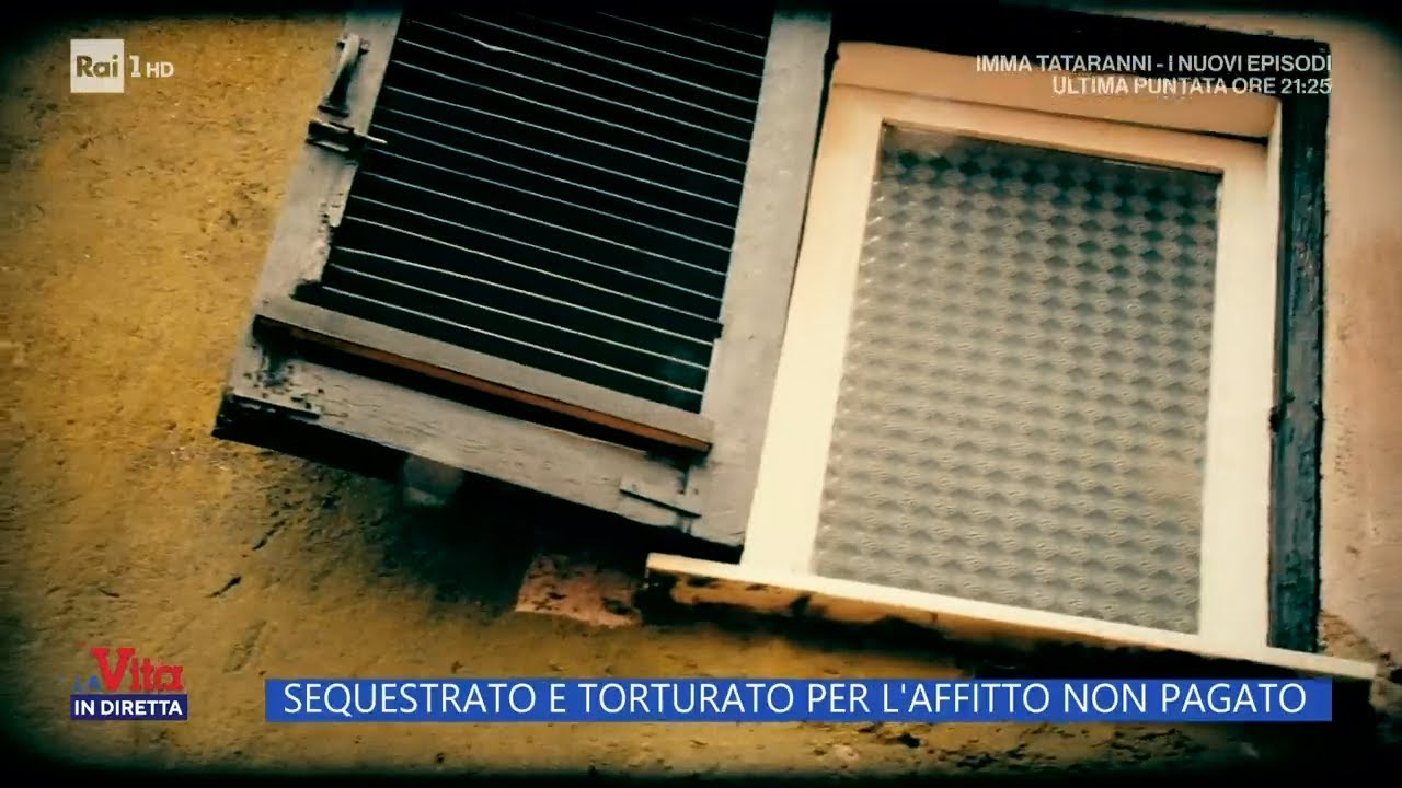 Sequestrato e torturato per l'affitto non pagato - La Vita in diretta 13/10/2022