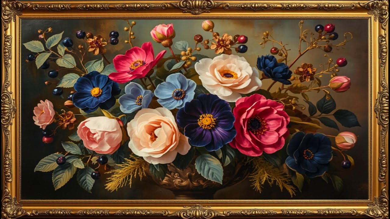 Vintage Assertive Mood Wallpaper Background | Ultra HD 4K | Framed Original Digital Art