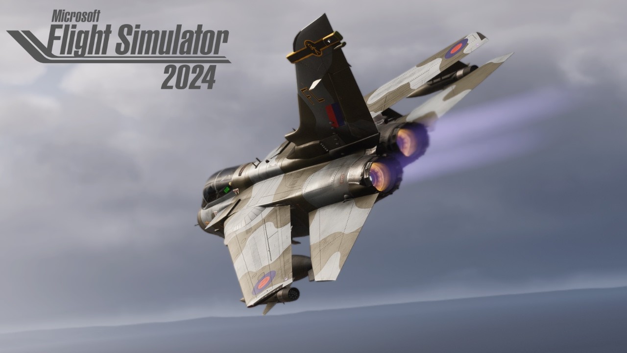Microsoft Flight Simulator 2024 | Panavia Tornado GR.1 | Low,Fast & Loud Through The Mountains.