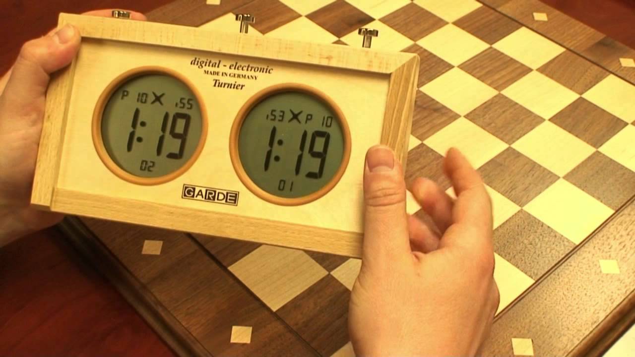 How to Set Garde Digital Chess Clock, 30/90, SD60, D5