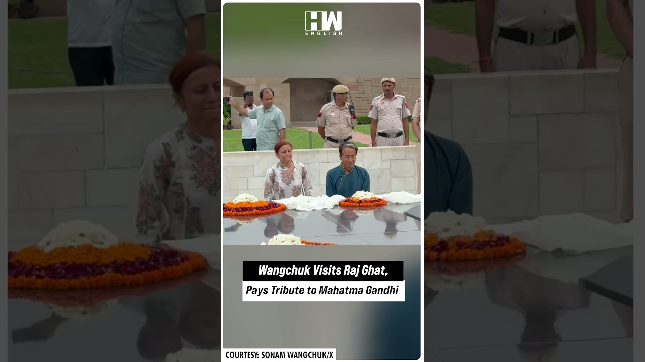 #Shorts | Wangchuk Visits Raj Ghat, Pays Tribute to Mahatma Gandhi | NEET Paper Leak | Modi Govt