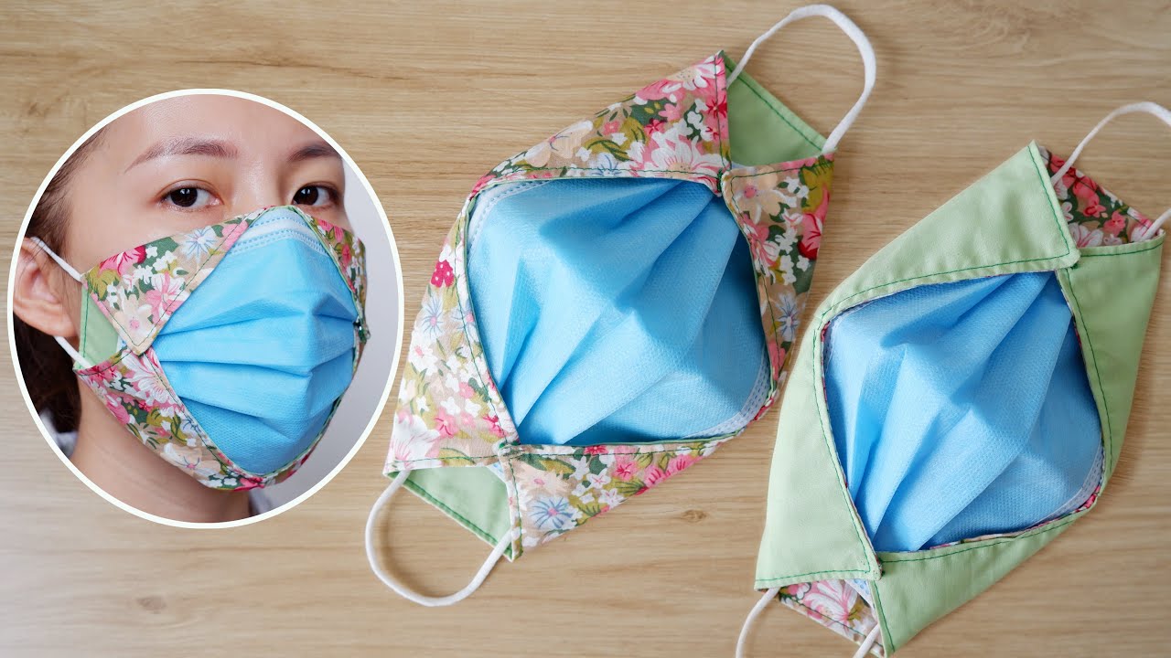 DIY Surgical Mask Cover | More Protection | Medical Face Mask Cover Sewing Tutorial | Thuy's Crafts