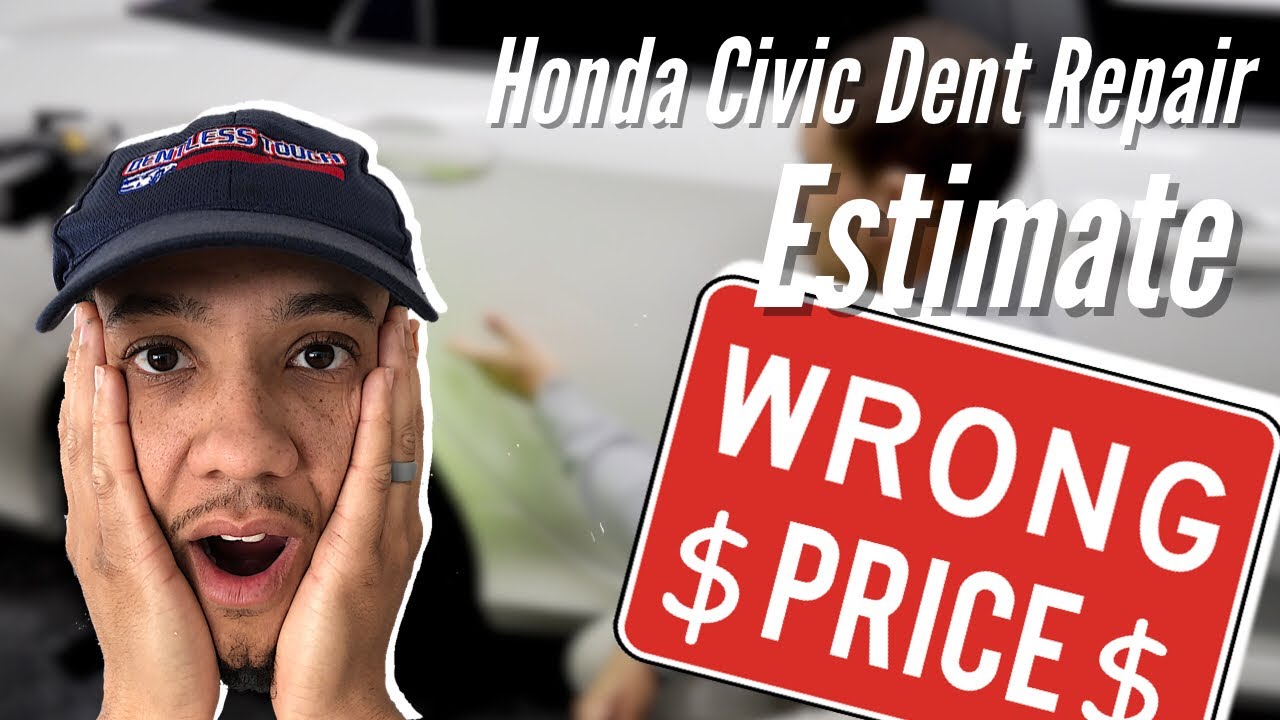 2017 Honda Civic Door | Paintless Dent Repair | Washington DC | 4K
