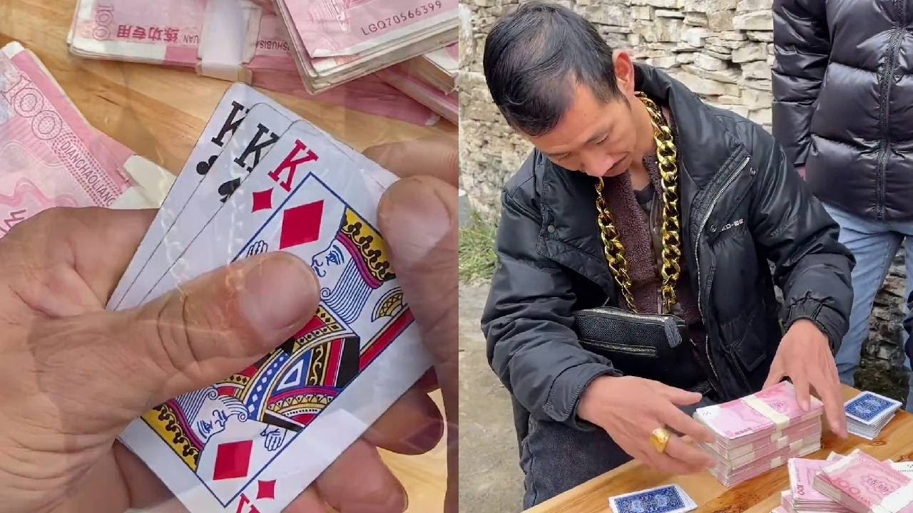 男子赌博遭遇俩人合伙换牌，结果输掉近百万欠下巨额赌资！#浪仔勇哥 #远离赌博