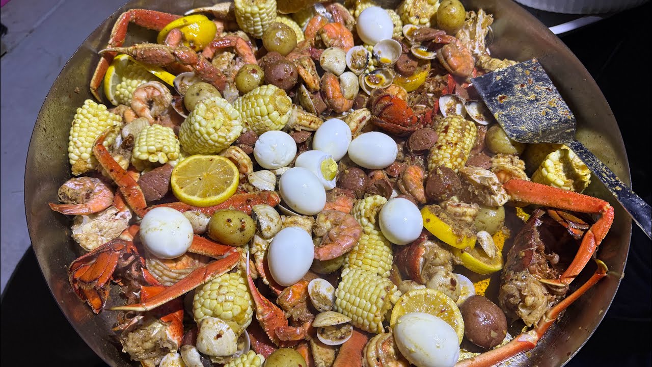 Seafood Boil 🦀🦐🥔  vero 8a en vivo 🛑🦐🦀comida Del Mar 🛑