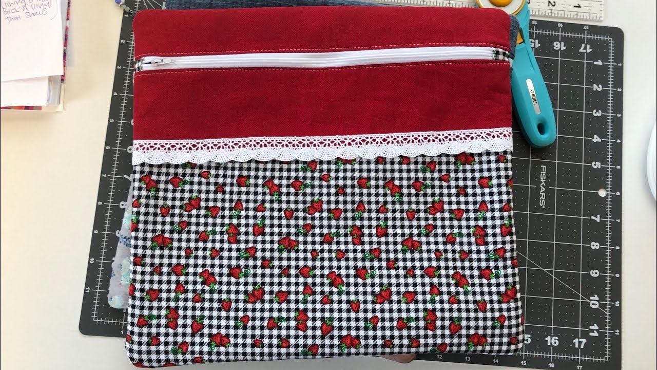 Flosstube #22 How to make a Project Bag!