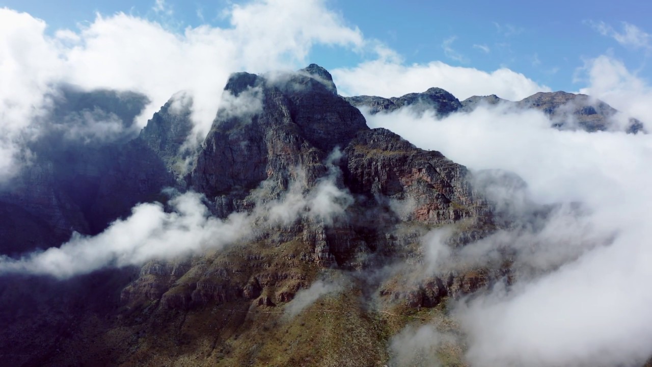 Hottentots Hollands Mountains in the Western Cape of South.