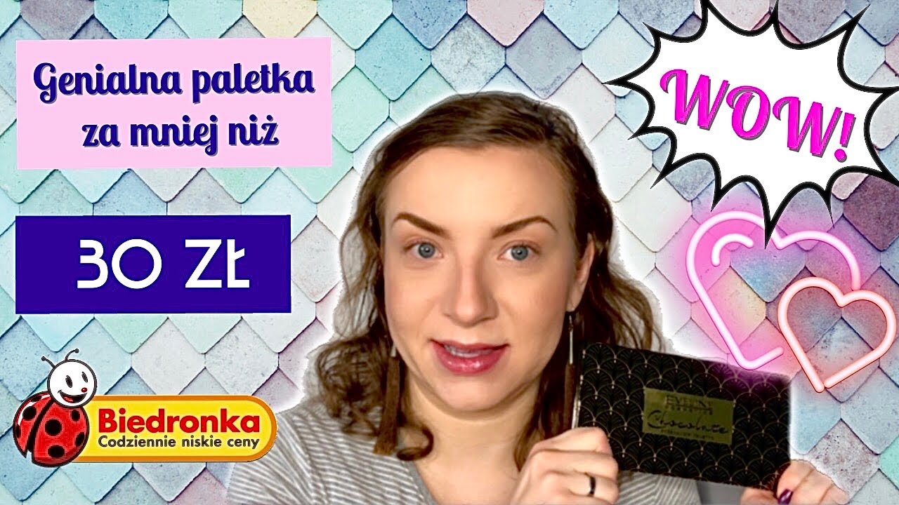 TEST: Paletka z Biedronki-Eveline Chocolate Palette🍫🍫🍫