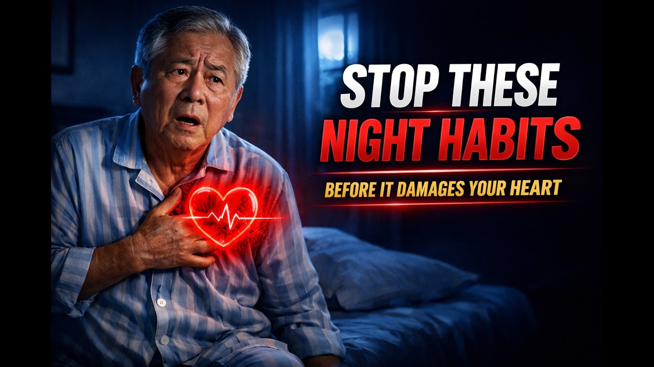 💔 Avoid These Common Night Habits That Stress the Senior Heart 🌙👴👵
