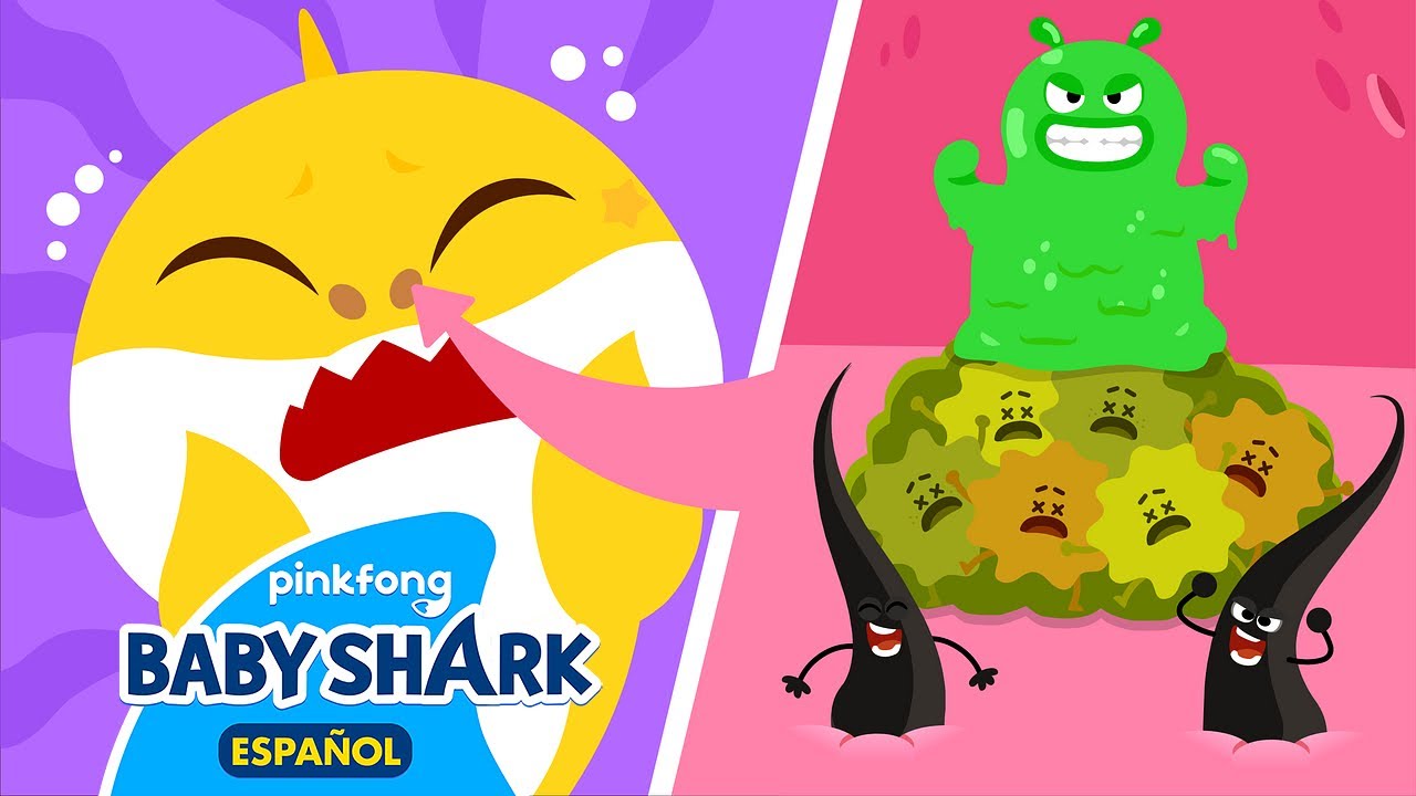 Mocos | Canciones de Curiosidad de Tibur&oacute;n Beb&eacute; | Canciones Infantiles | Baby Shark en espa&ntilde;ol