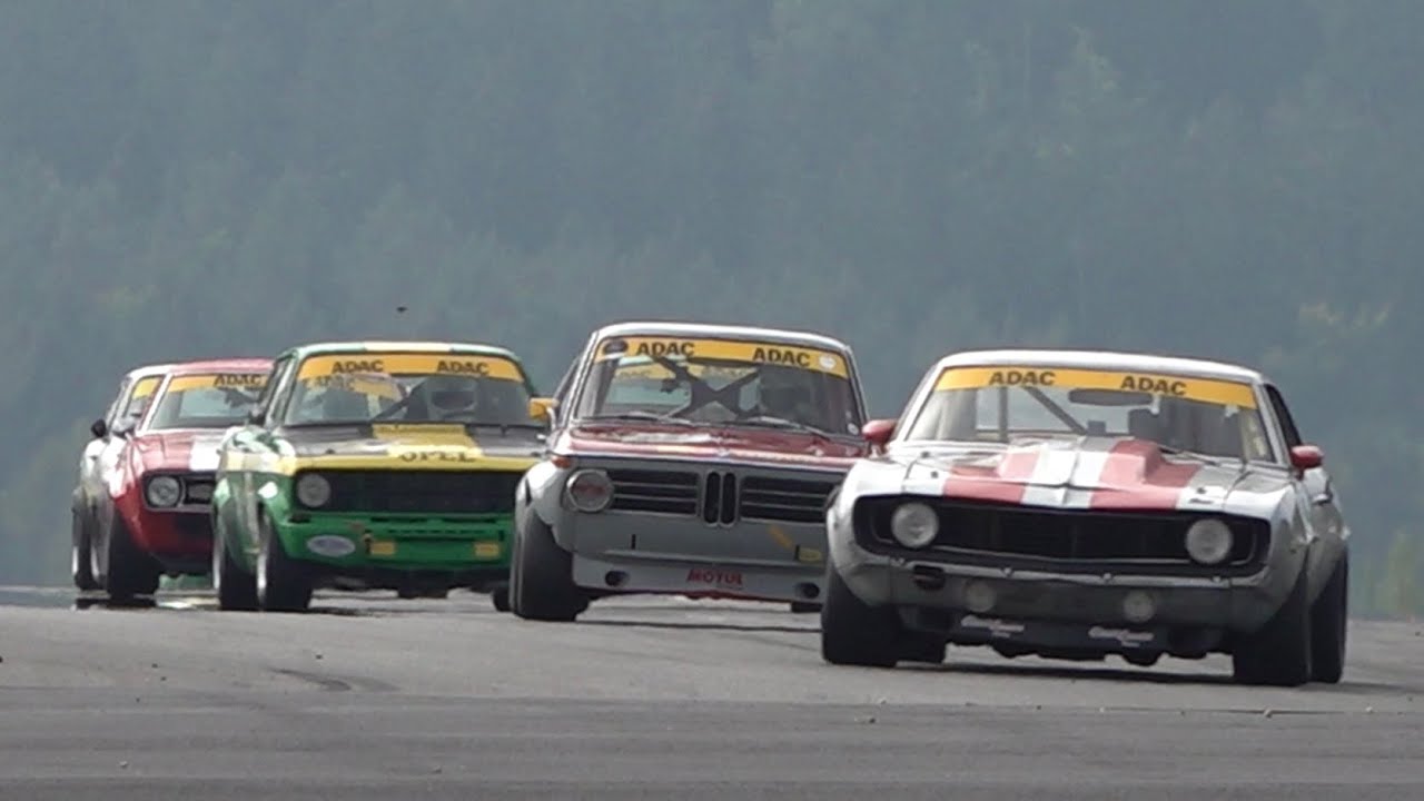 Youngtimer Trophy Nürburgring 2024 Race 1//BMW 2002// Opel Kadett B //Chevrolet Camaro//Action
