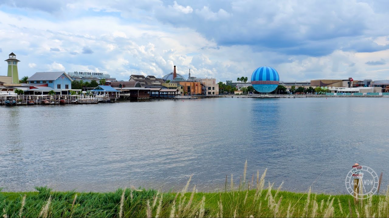 Walking to Disney Springs from Disney's Saratoga Springs Resort in 4K | Walt Disney World 2023