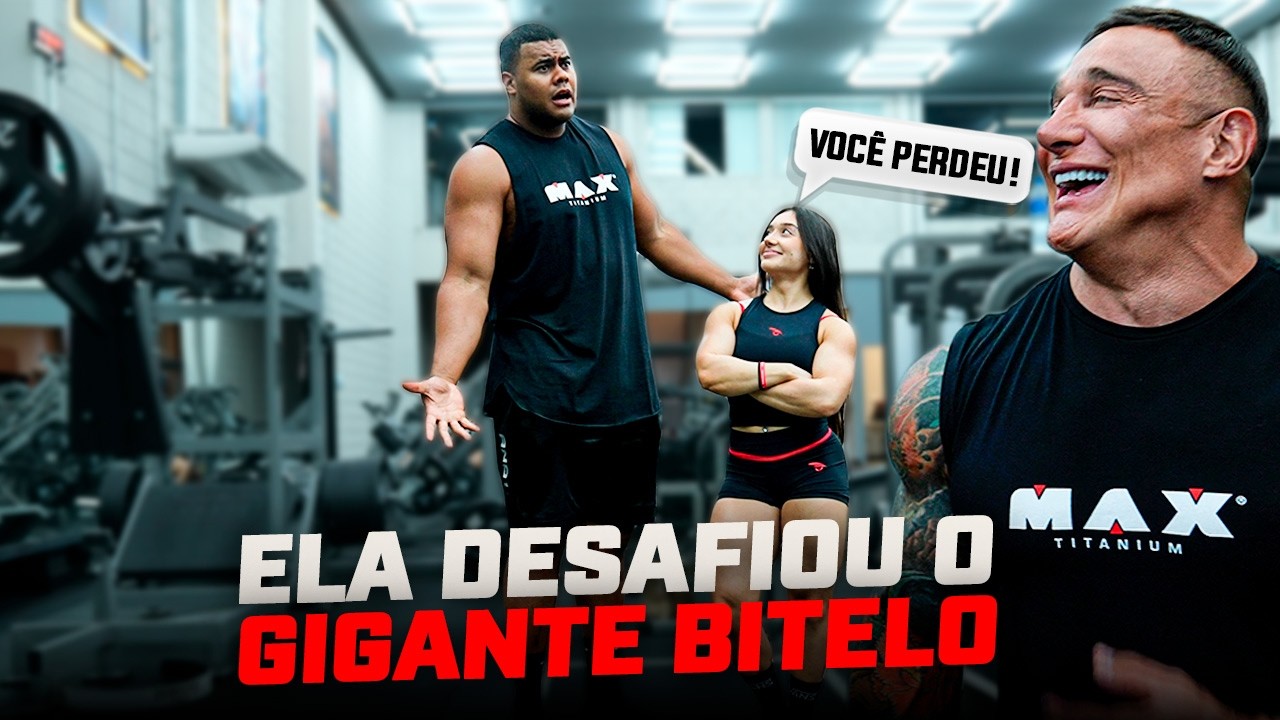ELA DESAFIOU O BITELO E DERROTOU ELE NO CT COM FABIO GIGA