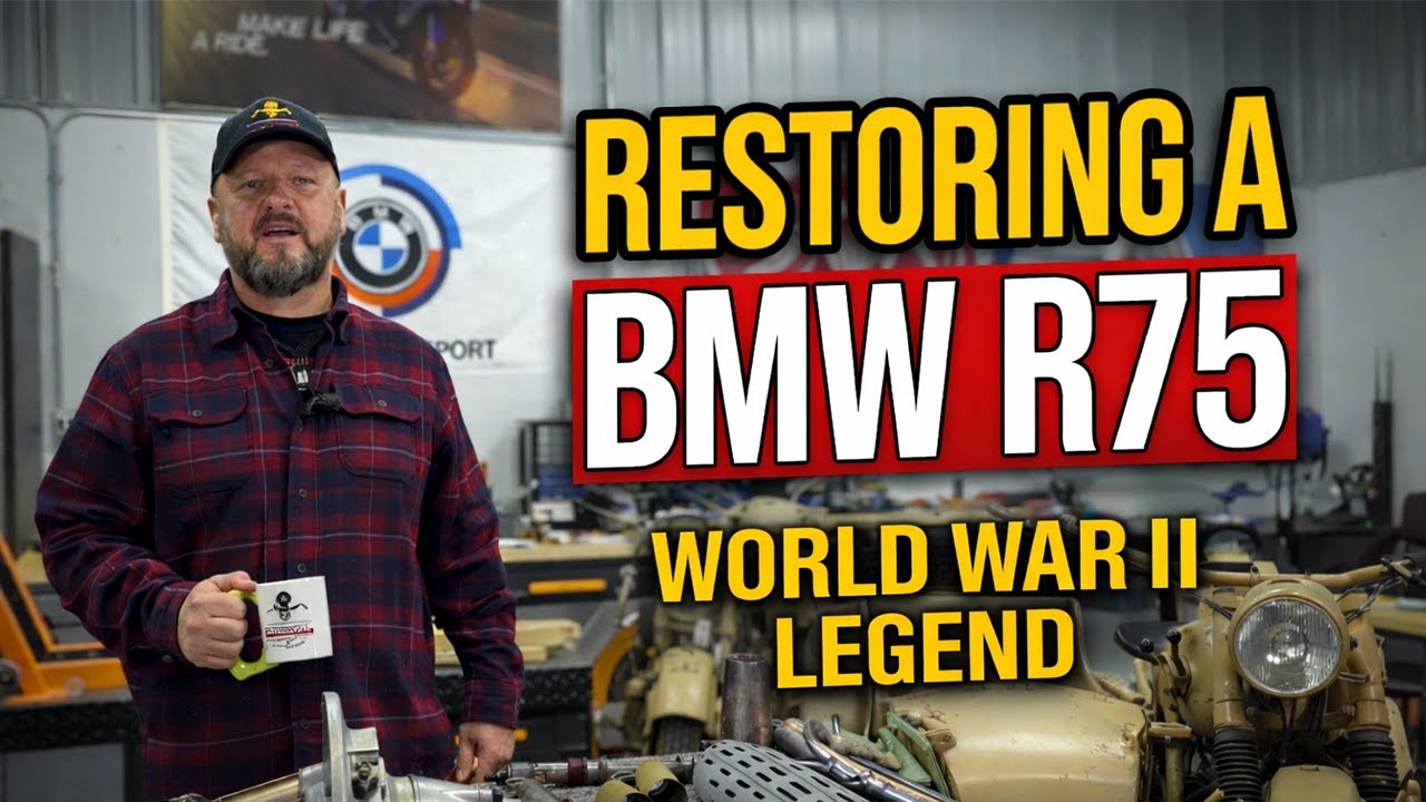 BMW R75 Restoration: Bringing a WWII Legend Back to Life Begins | Part 1