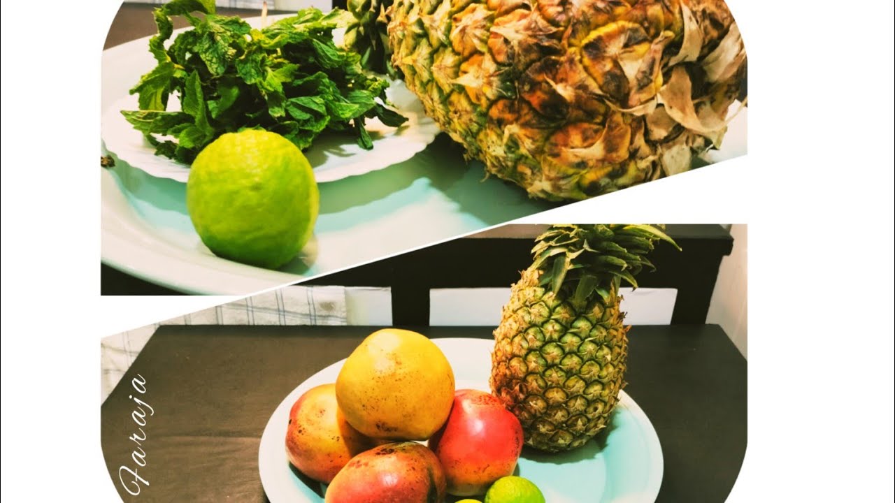 How to Make The Best Pineapple Mango &  Pineapple Mint Juices. Easy to make at Home
